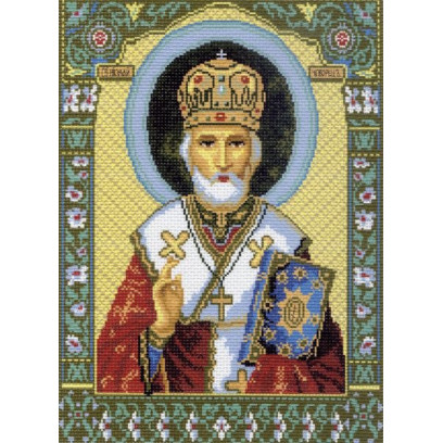 Рисунок на канве МАТРЕНИН ПОСАД арт.37х49 - 0540 Св.Николай Чудотворец