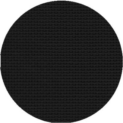 Канва для вышивания мелкая №851 (956) (10смх60кл) (100%Хл) шир.150 см цв.черный уп.5м