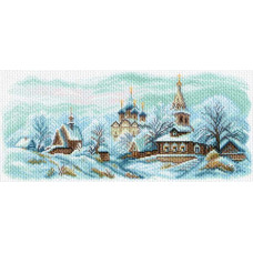 Рисунок на канве МАТРЕНИН ПОСАД арт.24х47 - 1625 Зимний Суздаль