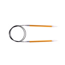 47092 Knit Pro Спицы круговые для вязания Zing 2,25мм/60см, алюминий