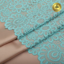 Кружево-стрейч KRUZHEVO арт.TBY.YSTL00839 шир.205мм цв.L422 тиффани уп.25м