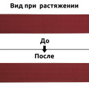 Резинка TBY вязаная Стандарт 40мм бордовый F178 3,9г рул.30м