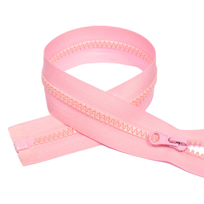 Молния MaxZipper трактор №5 1 замок усил.зв., 80см, цв.F134 св.розовый уп.50шт