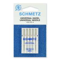 Иглы для бытовых швейных машин Schmetz стандартные 130/705H № 65, уп.5 игл