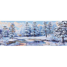 Рисунок на канве МАТРЕНИН ПОСАД арт.40х90 - 1360 Зимний лес