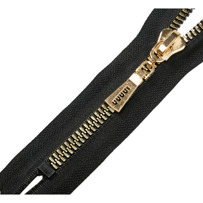 Молния MaxZipper трактор №8 TT2, н/р 18см, цв.черн/золото уп.10шт
