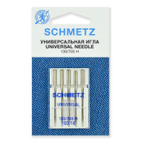 Иглы для бытовых швейных машин Schmetz стандартные 130/705H №100, уп.5 игл