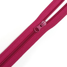 Молния MaxZipper пласт. спираль №5-N 18см н/р цв.S258 яр.фуксия уп.50шт