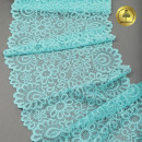 Кружево-стрейч KRUZHEVO арт.TBY.YSTL00839 шир.205мм цв.L422 тиффани уп.25м