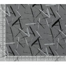 Ткань Батист 90 г/м² 100% хлопок шир.145 см арт.Р.32991.02 цв.02 серый рул.25м (±5м)