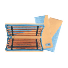 31285 Knit Pro Набор прямых спиц для вязания 35см Ginger (3,5мм, 4мм, 4,5мм, 5мм, 5,5мм, 6мм, 7мм, 8мм, 9мм, 10мм, 12мм), дерево, 11 видов
