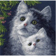 Рисунок на канве МАТРЕНИН ПОСАД арт.41х41 - 0971 Котята