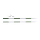 42121 Knit Pro Спицы съемные для вязания SmartStix 3мм для длины тросика 28-126см, алюминий, серебристый/нефритовый