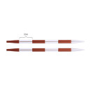 42148 Knit Pro Спицы съемные для вязания SmartStix 5,5мм для длины тросика 20см, алюминий, серебристый/охра