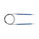 47190 Knit Pro Спицы круговые для вязания Zing 4,5мм/120см, алюминий, иолит