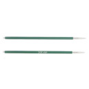 47528 Knit Pro Спицы съемные для вязания Zing 3мм для длины тросика 20см, алюминий, нефритовый, 2шт