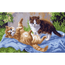 Рисунок на канве МАТРЕНИН ПОСАД арт.28х37 - 0992 Веселые игры
