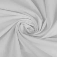 Ткань льняная 200 г/м² лен 25%, хб 25%, вискоза 25%, пэ 25% шир.140 см арт.TBY.Li.1009.01 цв.01 белый уп.1м