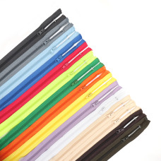 Молния MaxZipper пласт. спираль №5-N 45см АССОРТИ уп.15цв