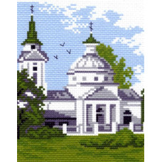 Рисунок на канве МАТРЕНИН ПОСАД арт.16х20 - 0481 Церковь