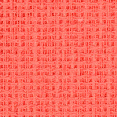 Канва для вышивания средняя арт.563(13) (10х55кл) 40х50см цв.коралл