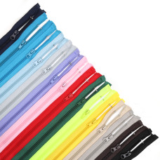 Молния MaxZipper пласт. спираль №5-N 55см АССОРТИ уп.15цв