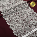 Кружево-стрейч KRUZHEVO арт.TBY.YSTL00839 шир.205мм цв.L2475 серый уп.25м