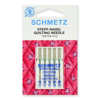 Иглы для бытовых швейных машин Schmetz для квилтинга 130/705H-Q №75(3)/90(2), уп.5 игл