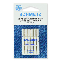 Иглы для бытовых швейных машин Schmetz стандартные 130/705H №110, уп.5 игл