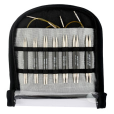 41618 Knit Pro Набор Special Interchangeable Needle Set съемных спиц для вязания Karbonz 7 видов спиц