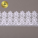 Кружево гипюр арт.TBY.048S шир.75мм цв.01 белый уп.13,25м