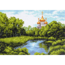 Рисунок на канве МАТРЕНИН ПОСАД арт.37х49 - 1354 Тихая заводь