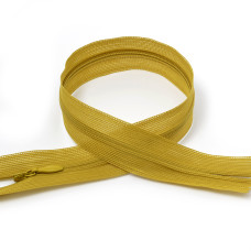 Молния MaxZipper пласт. потайная №3 50см н/р цв.F122 горчичный уп.50шт