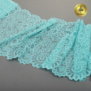 Кружево-стрейч KRUZHEVO арт.TBY.YSTL00839 шир.205мм цв.L422 тиффани уп.25м