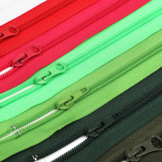 Молния MaxZipper пласт. спираль №5-N 65см АССОРТИ уп.15цв