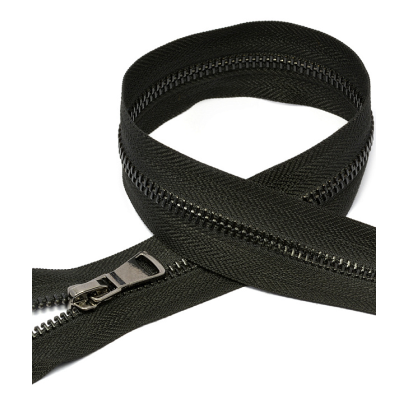 Молния MaxZipper мет. №5 черный никель шлиф.звено, 18см н/р цв.F322 черный уп.10шт
