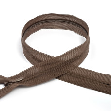 Молния MaxZipper пласт. потайная №3 50см н/р цв.F302 коричневый уп.50шт