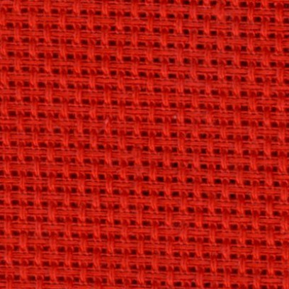 Канва для вышивания средняя №563 (465) (10смх55кл) (100%Хл) шир.150 см цв.красный уп.5м