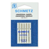 Иглы для бытовых швейных машин Schmetz стандартные 130/705H №120, уп.5 игл