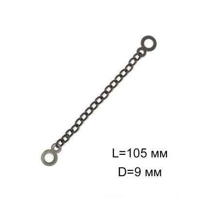 Цепочка - вешалка TBY.ST цв. оксид 105х4мм уп. 1000шт
