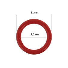 Кольцо для бюстгальтера d9,3мм пластик ARTA.F.SF-1-2 цв.101 темно-красный, уп.50шт