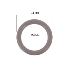Кольцо для бюстгальтера d9,3мм пластик ARTA.F.SF-1-2 цв.1645 шиншилла, уп.50шт