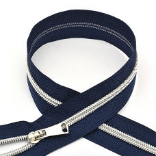 Молния MaxZipper спираль №5 декор. 55см цв.F330 синий уп.50шт