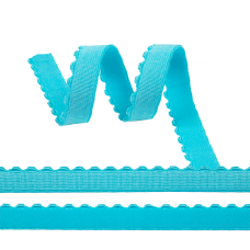 РезинкаTBY бельевая Отделочная становая 12мм арт.ЕТ1 небесно-голубой A2201 уп. 50 м