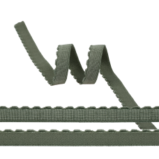 РезинкаTBY бельевая Отделочная становая 12мм арт.ЕТ1 хаки S567 уп. 50 м