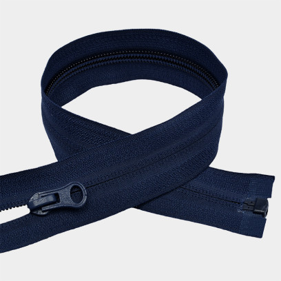Молния MaxZipper пласт. спираль №7 скрытая 80см цв.F330 синий уп.50шт