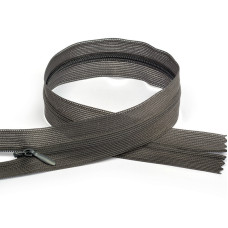 Молния MaxZipper пласт. потайная №3 20см н/р цв.S301 т.серый уп.50шт