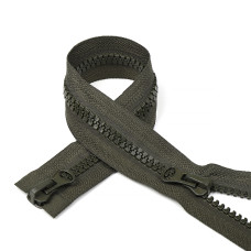 Молния MaxZipper трактор №8 2 замка усил.зв., 70см, цв.F328 хаки уп.50шт
