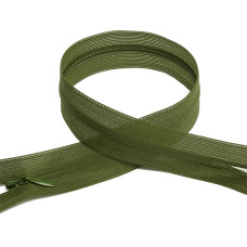Молния MaxZipper пласт. потайная №3 50см н/р цв.F264 болотный уп.50шт