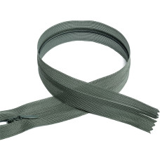 Молния MaxZipper пласт. потайная №3 20см н/р цв.F320 серый уп.50шт
